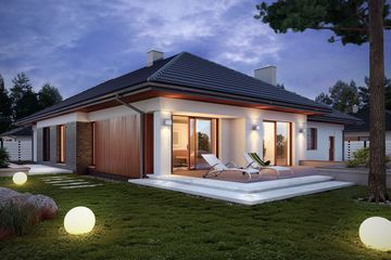  Projekt domu Driada 6 (BSE1065) - projekt domu parterowego - Zdjęcie 2