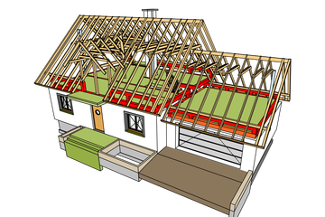  Projekt domu Amaranta G2 (WRC2430) - projekt domu parterowego z poddaszem - Zdjęcie 3