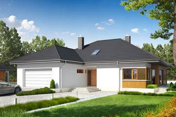  Projekt domu Marcel G2 multi-comfort (WRC2436) - projekt domu parterowego - Zdjęcie 4