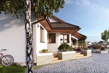  Projekt domu Atlas (BSA2045) - projekt domu parterowego - Zdjęcie 3