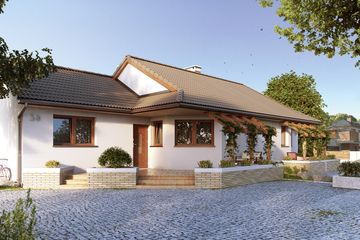  Projekt domu Atlas (BSA2045) - projekt domu parterowego - Zdjęcie 2