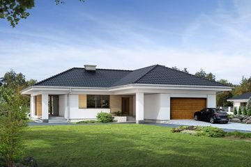  Projekt domu Ambrozja 4 (BSA2047) - projekt domu parterowego - Zdjęcie 1