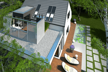 Projekt domu Markus G1 - parterowy z poddaszem dom o powierzchni 142,81 m², dach dwuspadowy - ujęcie 4