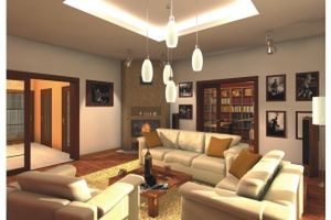  Projekt domu Mila 4 wersja A z pojedynczym garażem paliwo stałe (WRD2283) - projekt domu parterowego - Zdjęcie 5