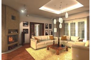  Projekt domu Mila 4 wersja A z pojedynczym garażem paliwo stałe (WRD2283) - projekt domu parterowego - Zdjęcie 6