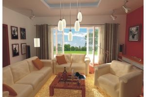  Projekt domu Mila 4 wersja A z pojedynczym garażem paliwo stałe (WRD2283) - projekt domu parterowego - Zdjęcie 7