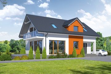  Projekt domu Osiek 31 m (KRP1620) - projekt domu parterowego z poddaszem - Zdjęcie 1