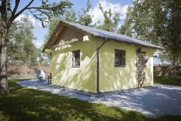  Projekt budynku gospodarczego G225 - Budynek gospodarczy (PRA1219) - projekt budynku parterowego - Zdjęcie 2