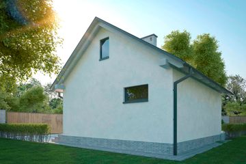  Projekt budynku gospodarczego G160 - Budynek gospodarczy (PRA1221) - projekt budynku parterowego - Zdjęcie 2