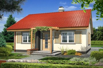 Projekt domu Kajtek wersja A paliwo stałe (WRD2272) - projekt domu parterowego - Zdjęcie 2