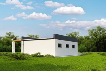  Projekt garażu G178 - Budynek garażowy (PRA1236) - projekt garażu parterowego - Zdjęcie 2