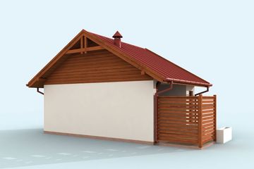  Projekt budynku gospodarczego G326 Budynek gospodarczy (SLN2236) - projekt budynku parterowego - Zdjęcie 3