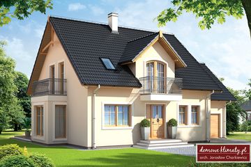  Projekt domu Alabaster II NF40 (BSD1250) - projekt domu parterowego z poddaszem - Zdjęcie 1