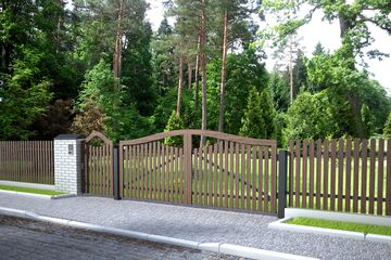  Projekt ogrodzenia Ogrodzenie OSDK - 1 (BSD1279) - projekt ogrodzenia parterowego - Zdjęcie 1