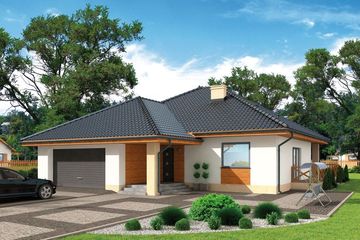  Projekt domu Alexandria dom jednorodzinny (SLN2272) - projekt domu parterowego - Zdjęcie 1