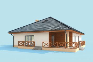  Projekt domu Alexandria dom jednorodzinny (SLN2272) - projekt domu parterowego - Zdjęcie 3