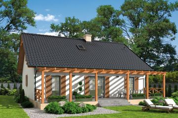  Projekt domu Olimpia (SLN2315) - projekt domu parterowego - Zdjęcie 2