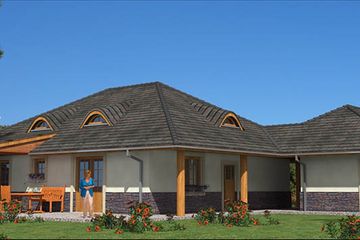  Projekt domu A-121 Dom tradycyjny (BBD1213) - projekt domu parterowego z poddaszem - Zdjęcie 2