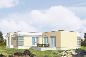  Projekt domu Opal (KSA1288) - projekt domu parterowego - Zdjęcie 1