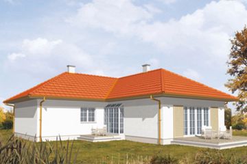  Projekt domu Jaskier (KSA1290) - projekt domu parterowego - Zdjęcie 2