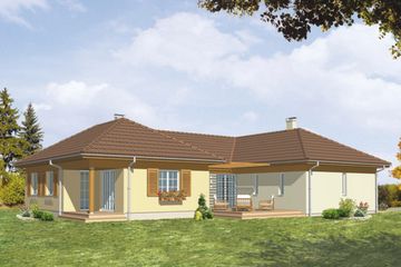  Projekt domu Panama (KSA1297) - projekt domu parterowego - Zdjęcie 1