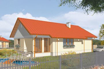  Projekt domu Libero (KSA1304) - projekt domu parterowego - Zdjęcie 1