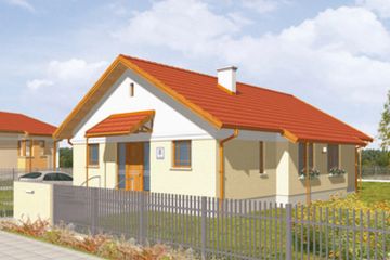  Projekt domu Libero (KSA1304) - projekt domu parterowego - Zdjęcie 2