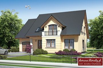  Projekt domu Junak (BSD1401) - projekt domu parterowego z poddaszem - Zdjęcie 1