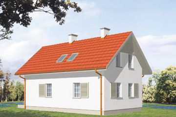  Projekt domu Vega (KSA1312) - projekt domu parterowego z poddaszem - Zdjęcie 2