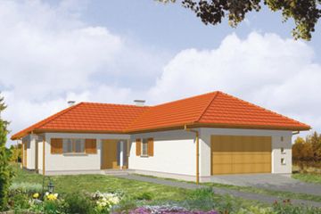  Projekt domu Kreator (KSA1315) - projekt domu parterowego - Zdjęcie 2