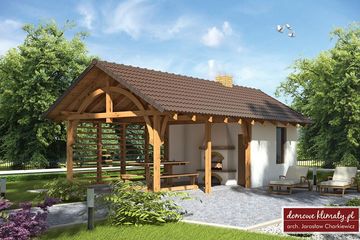  Projekt altany Altana A-1 (BSD1421) - projekt altany parterowego - Zdjęcie 1