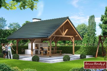  Projekt altany Altana A-2 (BSD1423) - projekt altany parterowego - Zdjęcie 1