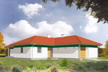  Projekt domu Amur (KSA1319) - projekt domu parterowego - Zdjęcie 2