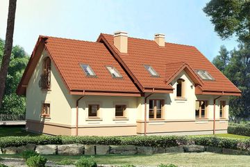  Projekt domu Koralgol 2G (BSB1103) - projekt domu parterowego z poddaszem - Zdjęcie 2