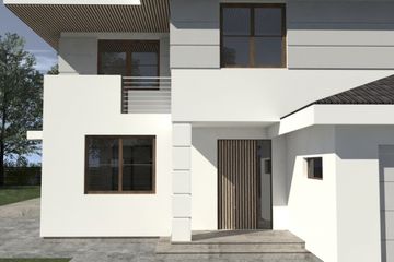 Projekt domu DN 052 - z pełnym piętrem dom o powierzchni 163,55 m², dach kopertowy - ujęcie 4
