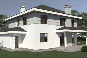 Projekt domu DN 052 - z pełnym piętrem dom o powierzchni 163,55 m², dach kopertowy - ujęcie 6