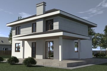 Projekt domu DN 052 - z pełnym piętrem dom o powierzchni 163,55 m², dach kopertowy - ujęcie 7