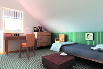  Projekt domu Calineczka (98) (KRD1390) - projekt domu parterowego z poddaszem - Zdjęcie 13