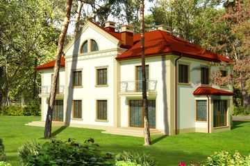  Projekt domu JMB 4 (WAO1077) - projekt domu z pełnym piętrem i poddaszem - Zdjęcie 2
