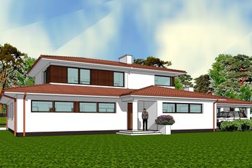  Projekt domu JM 301 (WAO1085) - projekt domu z pełnym piętrem - Zdjęcie 5