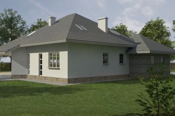  Projekt domu DJ 178 2st. (WAM1084) - projekt domu parterowego z poddaszem - Zdjęcie 5