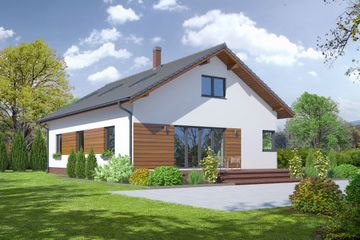  Projekt domu Adresowo Mc (KRP1635) - projekt domu parterowego - Zdjęcie 2