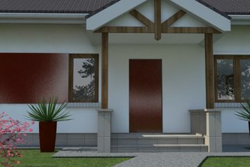  Projekt domu DJ 201 (WAM1128) - projekt domu parterowego - Zdjęcie 4