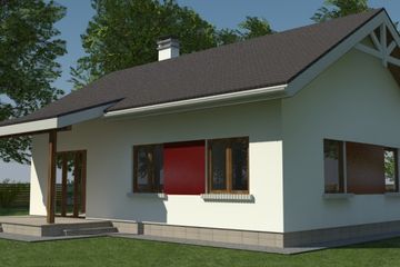  Projekt domu DJ 201 (WAM1128) - projekt domu parterowego - Zdjęcie 5