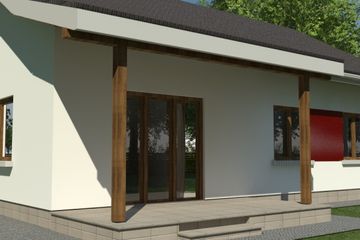  Projekt domu DJ 201 (WAM1128) - projekt domu parterowego - Zdjęcie 6