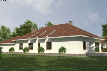  Projekt domu DJ 018a (WAM1151) - projekt domu parterowego z poddaszem - Zdjęcie 5