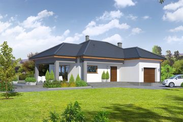  Projekt domu Arturowo g (KRP1654) - projekt domu parterowego - Zdjęcie 1