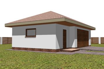  Projekt garażu G15 (WAM1162) - projekt garażu parterowego - Zdjęcie 3