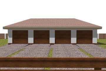  Projekt garażu G12 (WAM1163) - projekt garażu parterowego - Zdjęcie 3