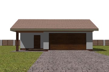  Projekt garażu G7 (WAM1168) - projekt garażu parterowego - Zdjęcie 4